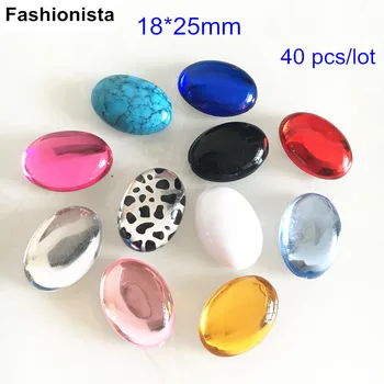 40 pcs 18*25mm Oval Resin Cabochon,Flat Back Acrylic Cabochon For Jewelry & Crafts Making,DIY Findings - Free Shipping 
40 pcs 18*25mm Oval Resin Cabochon,Flat Back Acrylic Cabochon For Jewelry & Crafts Making,DIY Findings - Free Shipping