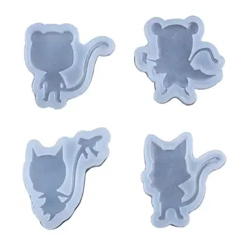 4 Pcs/set DIY Hand-made Crystal Epoxy Gel Mirror Cat Tail Modeling Mold Material Set
4 Pcs/set DIY Hand-made Crystal Epoxy Gel Mirror Cat Tail Modeling Mold Material Set