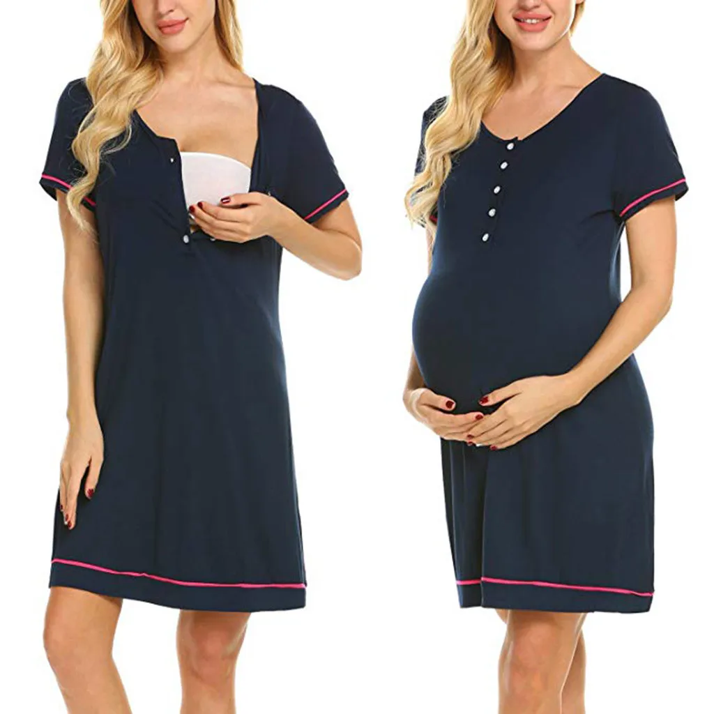 Maternity Nursing Delivery Nightgowns Tracksuit Breastfeeding Gown Dress sexy pregnant dresses maternity shirt dress
Maternity Nursing Delivery Nightgowns Tracksuit Breastfeeding Gown Dress sexy pregnant dresses maternity shirt dress