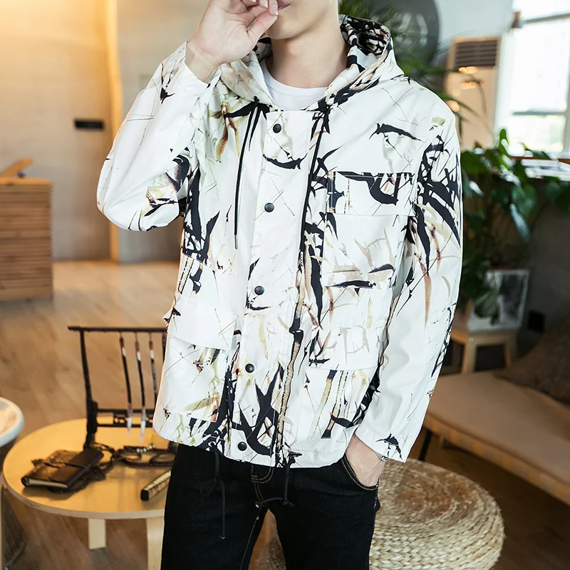 Bamboo Print Casual Jackets Men Hip Hop Slim Fit Flowers Pilot Bomber Jackets Coat Men's Hooded Jackets Plus Size 4XL 5XL
Bamboo Print Casual Jackets Men Hip Hop Slim Fit Flowers Pilot Bomber Jackets Coat Men's Hooded Jackets Plus Size 4XL 5XL