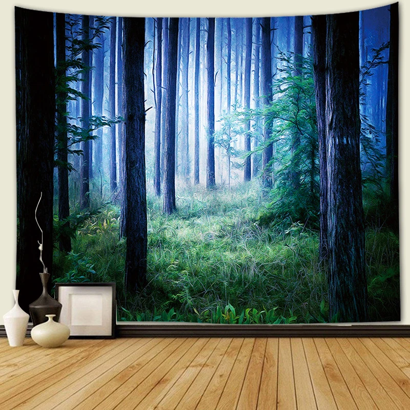 Green forest wall tapestry Forest Printed Large Wall Tapestry Bohemian Wall Tapestries Mandala macrame wall hanging Wall Art
Green forest wall tapestry Forest Printed Large Wall Tapestry Bohemian Wall Tapestries Mandala macrame wall hanging Wall Art