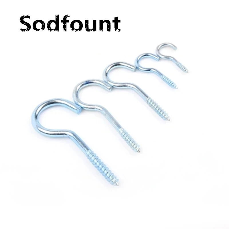 20pcs/lot Open sheep eye ring 3#4#5#6#8#10#12#14# Question mark hook Sharp-tailed blue zinc self-tapping screw hook
20pcs/lot Open sheep eye ring 3#4#5#6#8#10#12#14# Question mark hook Sharp-tailed blue zinc self-tapping screw hook