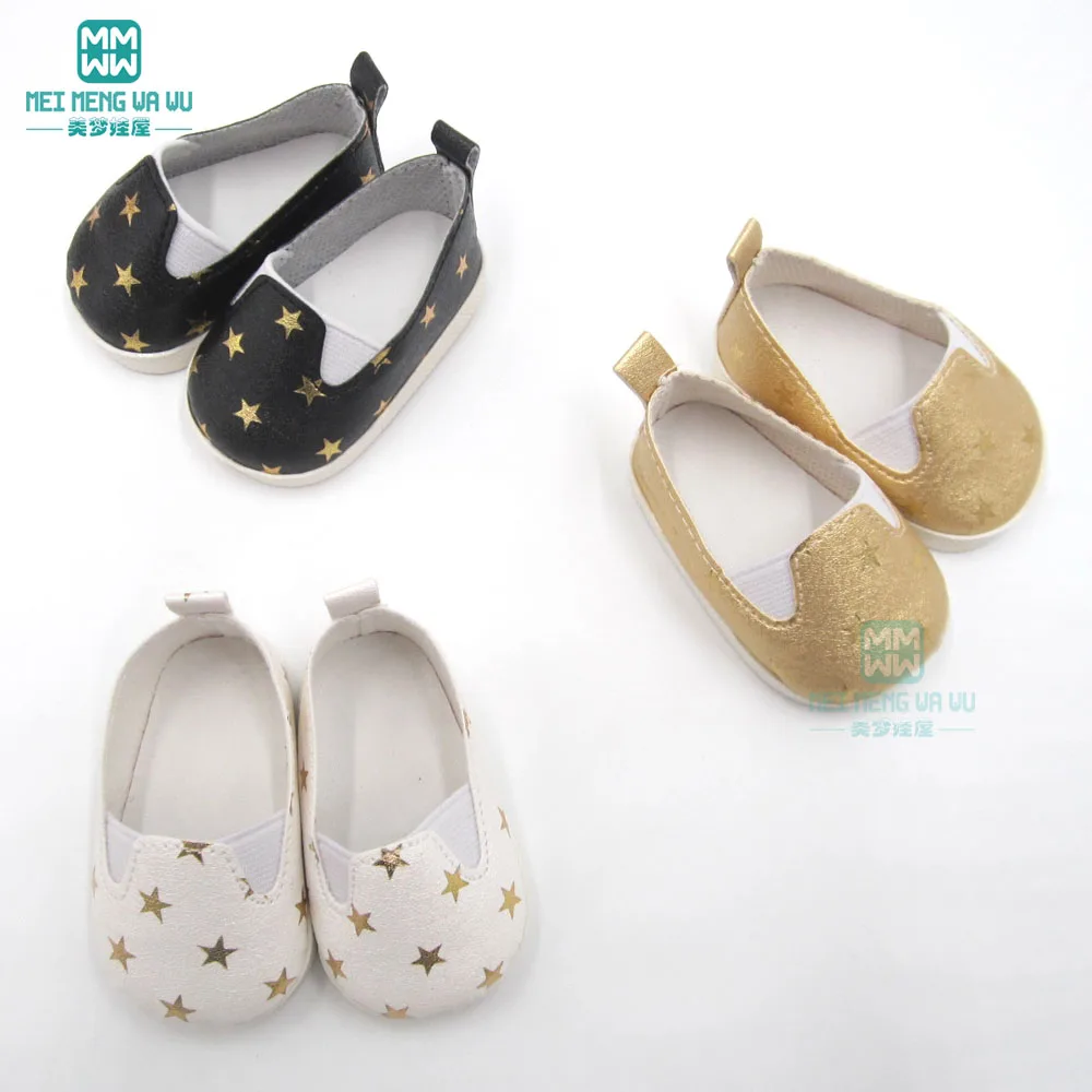 Baby shoes for doll fit 43 cm new born dolls accessories and American doll Pentagram sports
Baby shoes for doll fit 43 cm new born dolls accessories and American doll Pentagram sports