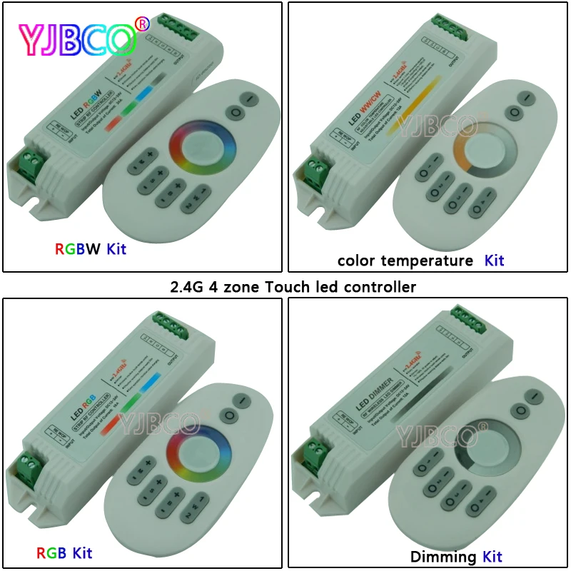 2.4G 4 zone led dimmer dimming(single color ) /color temperature/RGB/RGBW led controller plastic shell for led strip light
2.4G 4 zone led dimmer dimming(single color ) /color temperature/RGB/RGBW led controller plastic shell for led strip light