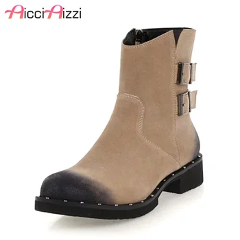 ZALAVOR Plus Size 33-46 Women Ankle Boots Fur Metal Buckle Short Boots Fashion Calssic Winter Woman Shoes Ladies Footwear 
ZALAVOR Plus Size 33-46 Women Ankle Boots Fur Metal Buckle Short Boots Fashion Calssic Winter Woman Shoes Ladies Footwear