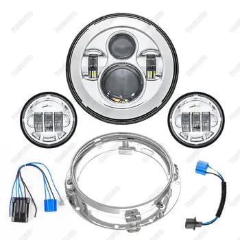 7inch Round LED Headlight Conversion Kit &4.5inch Fog Passing Lights for Ha rley Da-vidson Ultra Classic Electra Street Glide
7inch Round LED Headlight Conversion Kit &4.5inch Fog Passing Lights for Ha rley Da-vidson Ultra Classic Electra Street Glide