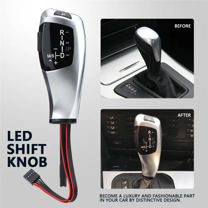 Xenplus Car Gear Shift Knob For BMW E39 4D 5D E46 E63 E90 E83 LHD Automatic Leather Plastic LED Silver Black Shift Gear Knob
Xenplus Car Gear Shift Knob For BMW E39 4D 5D E46 E63 E90 E83 LHD Automatic Leather Plastic LED Silver Black Shift Gear Knob