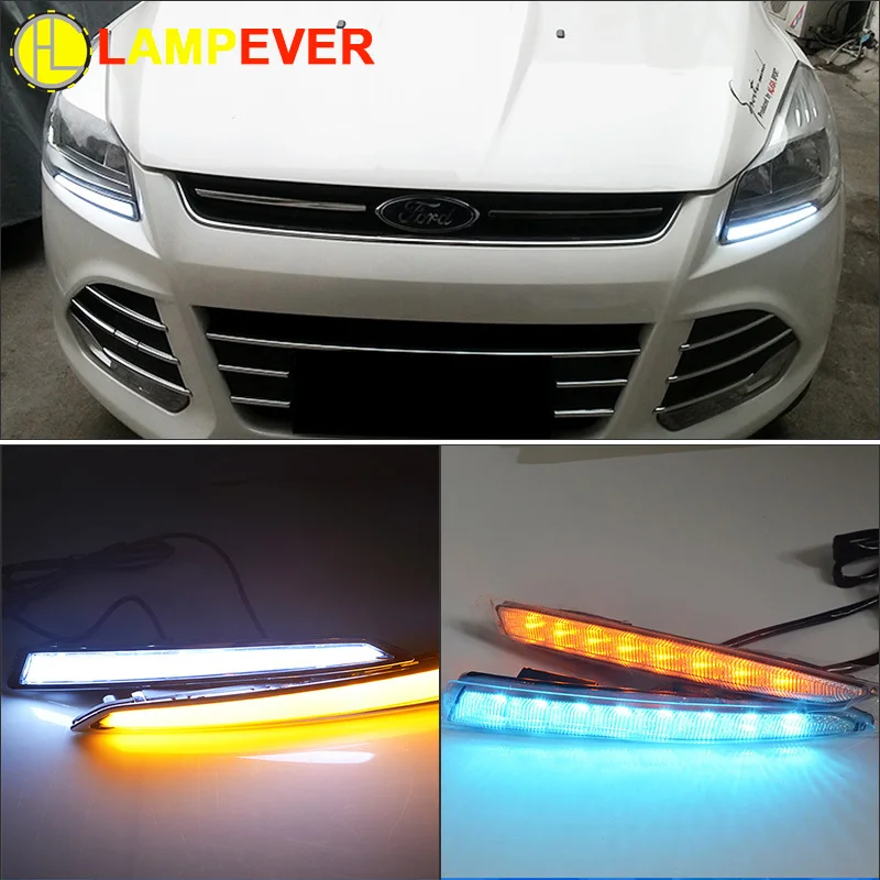 Yellow Turning Function Chromed ABS Cover 12V Car DRL LED Daytime Running Light For Ford Kuga Escape 2013 2014 2015 2016 2017
Yellow Turning Function Chromed ABS Cover 12V Car DRL LED Daytime Running Light For Ford Kuga Escape 2013 2014 2015 2016 2017