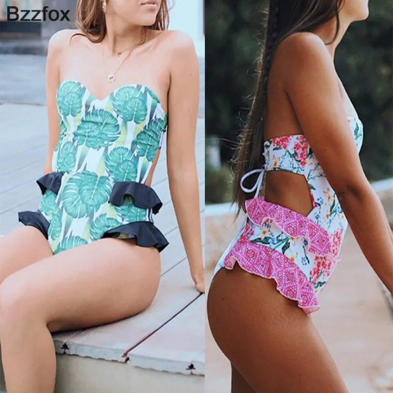 2019 New High Quality One Piece Swimsuit Sexy Ruffle Swimwear Women Push-Up Bandeau Beach Wear Bathing Suit Backless Bodysuit
2019 New High Quality One Piece Swimsuit Sexy Ruffle Swimwear Women Push-Up Bandeau Beach Wear Bathing Suit Backless Bodysuit