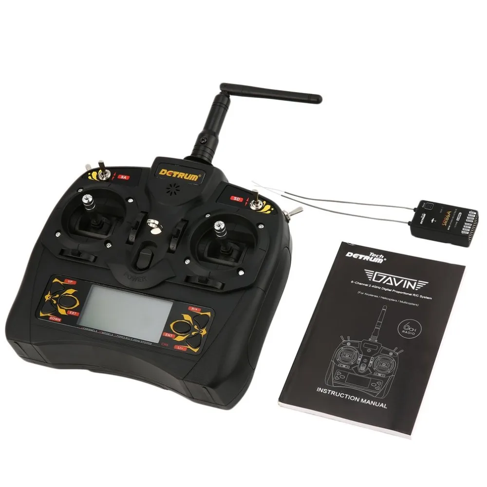 Detrum 2.4G GAVIN-6C DSSS- FHSS Hybrid Dual-Spread 6 Channels Remote Control Tx Transmitter DTM-T004W / Programmable System HOT!
Detrum 2.4G GAVIN-6C DSSS- FHSS Hybrid Dual-Spread 6 Channels Remote Control Tx Transmitter DTM-T004W / Programmable System HOT!
