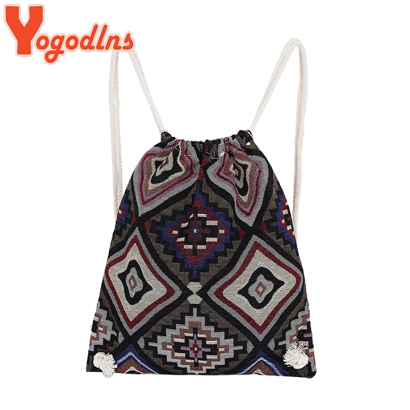 Yogodlns National Style Canvas Drawstring Backpack Vintage Ethnic School Bag Bookbag Cotton Drawstring Sack Bags
Yogodlns National Style Canvas Drawstring Backpack Vintage Ethnic School Bag Bookbag Cotton Drawstring Sack Bags