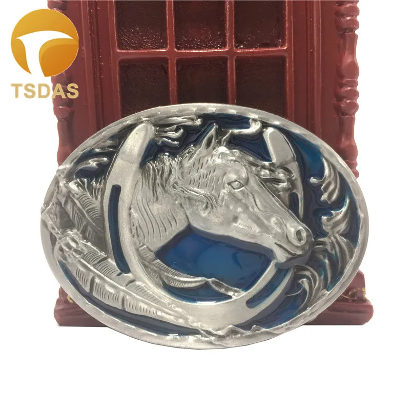Horse Western Cowboy Silver Rodeo Cowgirl Enamel Belt Buckle Blue Super 3D Cool Metal Belt Buckle
Horse Western Cowboy Silver Rodeo Cowgirl Enamel Belt Buckle Blue Super 3D Cool Metal Belt Buckle