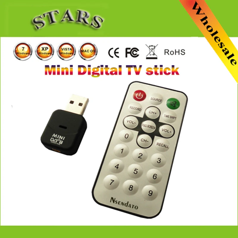 Mini USB 2.0 Digital terrestrial video Radio TV Stick Tuner Dongle Receiver Recorder with Remote Control for PC Laptop HDTV
Mini USB 2.0 Digital terrestrial video Radio TV Stick Tuner Dongle Receiver Recorder with Remote Control for PC Laptop HDTV
