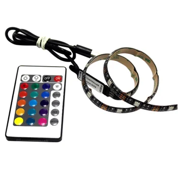 waterproof DC5V USB LED strip 5050 Flexible Light 1M 2M Backlight TV Background Lighting RGB LED strip Adhesive Tape IP20 / IP65
waterproof DC5V USB LED strip 5050 Flexible Light 1M 2M Backlight TV Background Lighting RGB LED strip Adhesive Tape IP20 / IP65