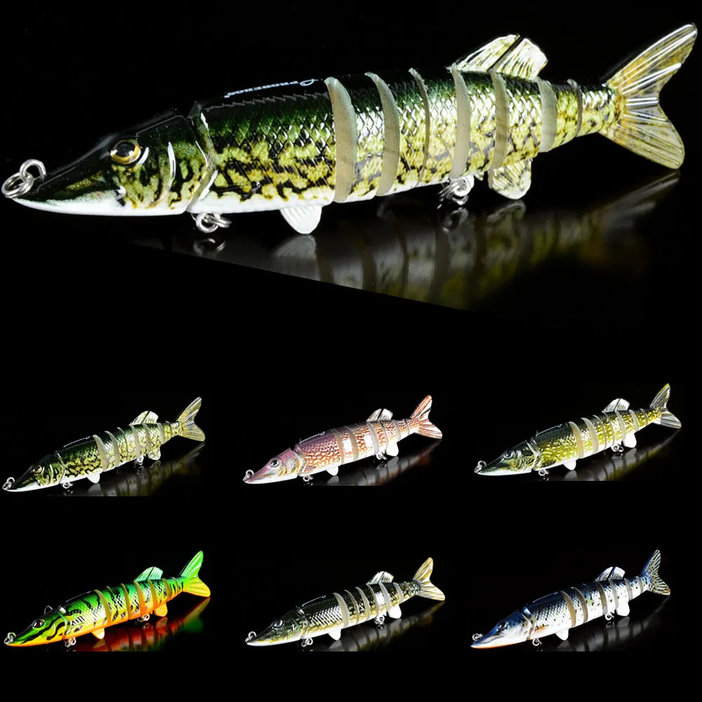 New 1pcs Lifelike Fishing Lure 9e Segment Swimbait Crankbait Hard Bait Slow 13cm 19.6g Isca Artificial Lures Fishing Tackle
New 1pcs Lifelike Fishing Lure 9e Segment Swimbait Crankbait Hard Bait Slow 13cm 19.6g Isca Artificial Lures Fishing Tackle