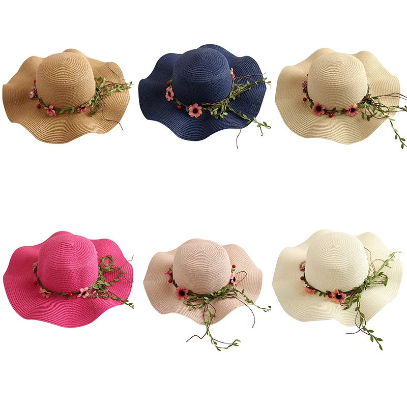 Spring and Summer Day Beach New Women Korean Large Wave-edged Flowers Big Coastal Travel Vine Straw Hat
Spring and Summer Day Beach New Women Korean Large Wave-edged Flowers Big Coastal Travel Vine Straw Hat