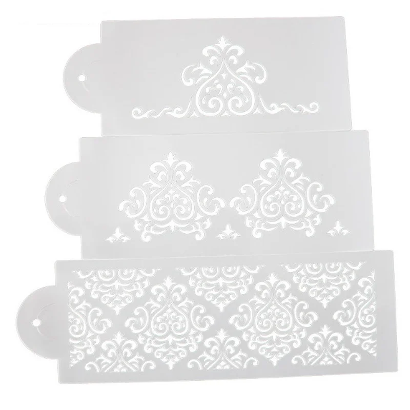 3Pcs/Set Princess Queen Lace Baking Mold Plastic Fondant Cake Stencil Template Mold Fondant Cake Decorating Tools Bakeware
3Pcs/Set Princess Queen Lace Baking Mold Plastic Fondant Cake Stencil Template Mold Fondant Cake Decorating Tools Bakeware