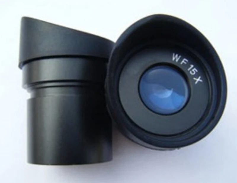 2PCS/Lot 15X eyepiece microscope lens widefield 15mm mount 30mm with eyecups for stereo binocular microscope repair PCB inspect
2PCS/Lot 15X eyepiece microscope lens widefield 15mm mount 30mm with eyecups for stereo binocular microscope repair PCB inspect