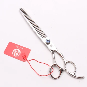 8" 22cm JP 440C Purple Dragon Shiny Grooming-for-dog Thinning Scissors Fish Bone Teeth Pets Hair Clipping Shears Add Bag Z4004
8" 22cm JP 440C Purple Dragon Shiny Grooming-for-dog Thinning Scissors Fish Bone Teeth Pets Hair Clipping Shears Add Bag Z4004