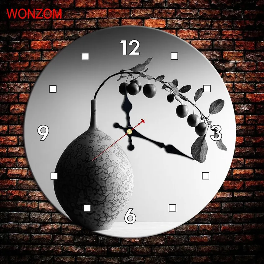 WONZOM Flower Large Wall Clock Silent Living Room Leaves Wall Decor Saat Home Decoration Watch Wall 2017 Reloj De Pared Gift
WONZOM Flower Large Wall Clock Silent Living Room Leaves Wall Decor Saat Home Decoration Watch Wall 2017 Reloj De Pared Gift