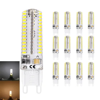 12 Pcs/lot G9 LED Bulb Lamp Lights AC 220V 3.5W G9 Corn Bulb 104LEDS 3014SMD Warm White/ Cold White For Chandelier Lighting
12 Pcs/lot G9 LED Bulb Lamp Lights AC 220V 3.5W G9 Corn Bulb 104LEDS 3014SMD Warm White/ Cold White For Chandelier Lighting