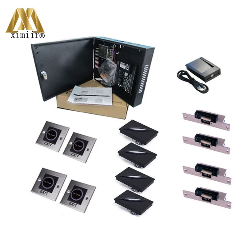 ZKsoftware C3-400 access control board with power supply box with 4pc card reader 4pc switch 4pc strike lock 1pc card register 
ZKsoftware C3-400 access control board with power supply box with 4pc card reader 4pc switch 4pc strike lock 1pc card register