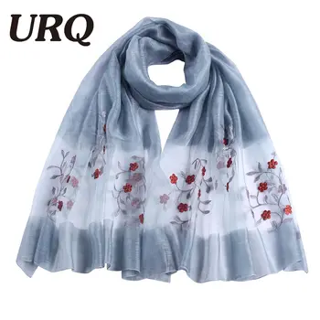 Silk scarf Luxury Brand 2018 Embroidered Natural Silk Wool Scarf Shawl Wrap Sheer For Women Scarves And Wraps Gift 5201
Silk scarf Luxury Brand 2018 Embroidered Natural Silk Wool Scarf Shawl Wrap Sheer For Women Scarves And Wraps Gift 5201