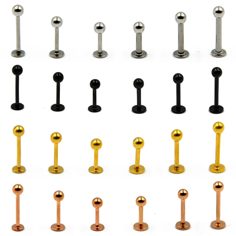 1Piece 316L Surgical Steel Titanium Anodized Labret Lip Stud Ring Ear Tragus Stud Barbell Body Piercing Jewelry
1Piece 316L Surgical Steel Titanium Anodized Labret Lip Stud Ring Ear Tragus Stud Barbell Body Piercing Jewelry
