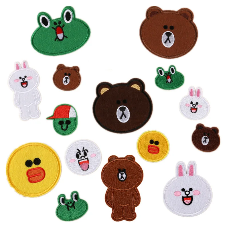 15 pcs/Lot Cartoon Animal Brown bear Patches Handmade Sew-On Patches For Clothing
15 pcs/Lot Cartoon Animal Brown bear Patches Handmade Sew-On Patches For Clothing