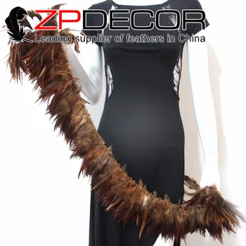 ZPDECOR 700-800 pcs/bundle 4-6 inch Fantastic Dyed Brown Rooster Saddle Feathers Strung For Skirt Dress Costume
ZPDECOR 700-800 pcs/bundle 4-6 inch Fantastic Dyed Brown Rooster Saddle Feathers Strung For Skirt Dress Costume
