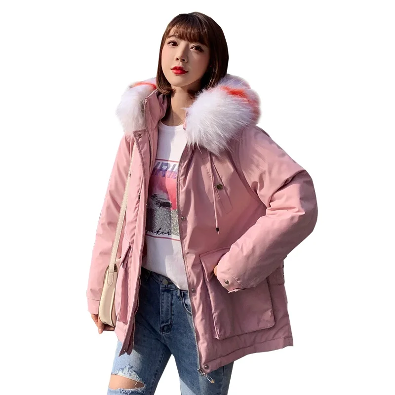 Womens Winter Jackets Coats Parkas Women Wadded Jackets Warm Outwear Hooded Big Fur Collar Ladies Coat Parka Mujer Female Jacket
Womens Winter Jackets Coats Parkas Women Wadded Jackets Warm Outwear Hooded Big Fur Collar Ladies Coat Parka Mujer Female Jacket