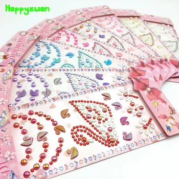 Happyxuan 8pcs/lot Diamond Stickers Scrapbooking Pearl Rhinestone Craft Supplies Kids Reward School Crystal Acrylic Decoration
Happyxuan 8pcs/lot Diamond Stickers Scrapbooking Pearl Rhinestone Craft Supplies Kids Reward School Crystal Acrylic Decoration