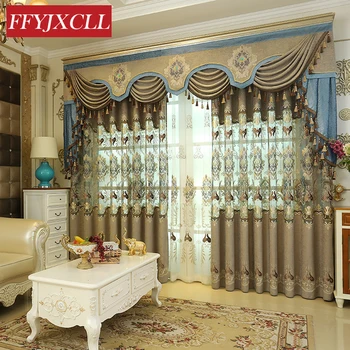 Openwork Luxury Valance Curtains Cloth For living Room Bedroom Flowers Embroidered Curtains Windows Fabric Tulle Custom Made
Openwork Luxury Valance Curtains Cloth For living Room Bedroom Flowers Embroidered Curtains Windows Fabric Tulle Custom Made