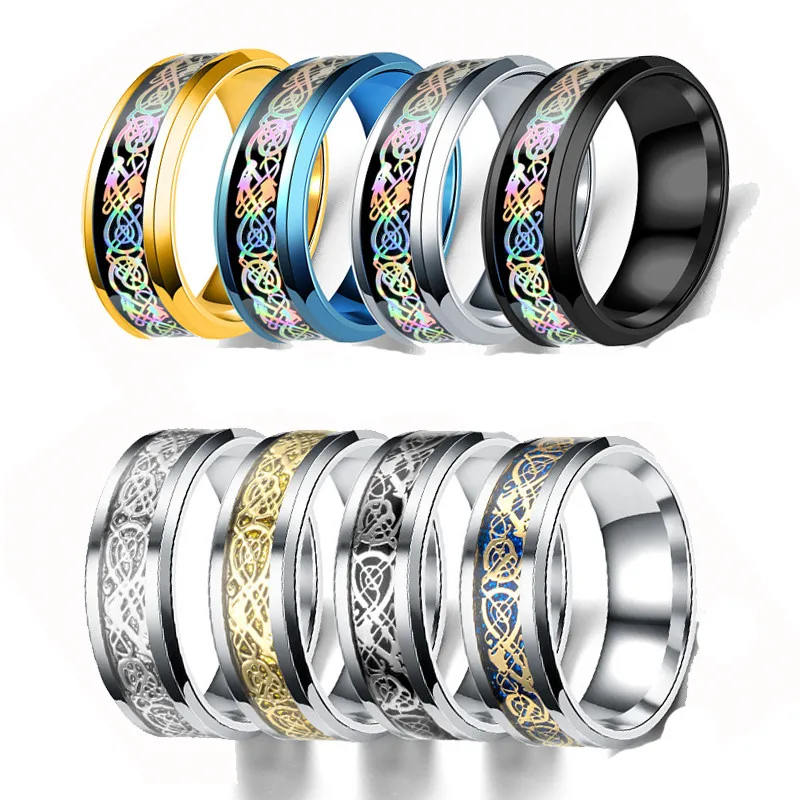 Vintage Gold Free Shipping Dragon 316L Stainless Steel Ring Mens Jewelry for Men Lord Wedding Band Male Ring for Lovers
Vintage Gold Free Shipping Dragon 316L Stainless Steel Ring Mens Jewelry for Men Lord Wedding Band Male Ring for Lovers