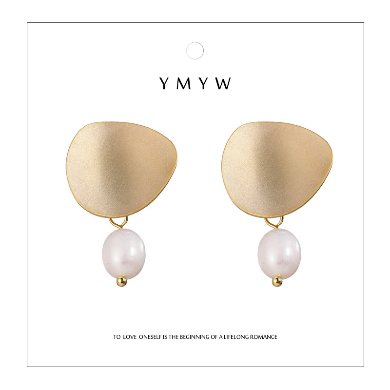 YMYW Korean Trendy Romantic Freshwater Pearls Geometric Drop Dangle Earrings Ladies Copper Charms Gold Silver Statement Jewelry
YMYW Korean Trendy Romantic Freshwater Pearls Geometric Drop Dangle Earrings Ladies Copper Charms Gold Silver Statement Jewelry