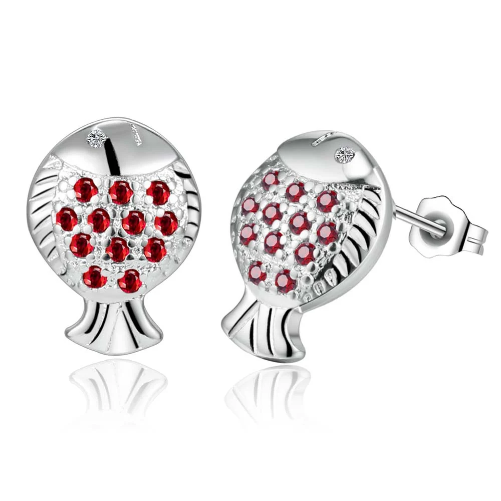 Dark red fish scales animal high quality Silver Earrings for women fashion jewelry earrings /CMXTBBVE FZDGMIJS
Dark red fish scales animal high quality Silver Earrings for women fashion jewelry earrings /CMXTBBVE FZDGMIJS