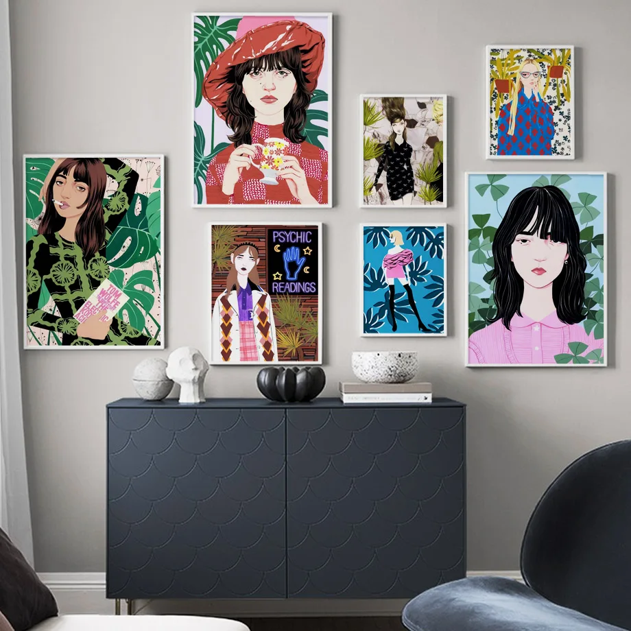 Fashion Modren Girl Plant Retro Vintage Wall Art Canvas Painting Nordic Posters And Prints Wall Pictures For Living Room Decor
Fashion Modren Girl Plant Retro Vintage Wall Art Canvas Painting Nordic Posters And Prints Wall Pictures For Living Room Decor