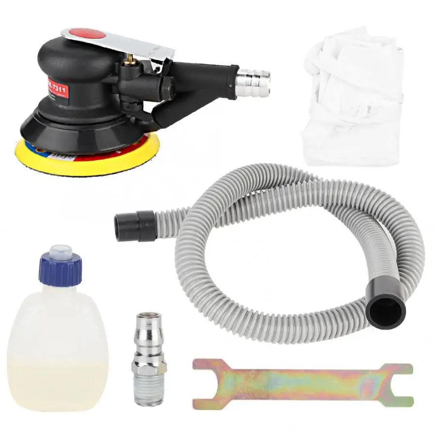 Round Air Random Orbital Sander Hand Pneumatic Vacuum Polisher 5inch Sanding Tool Aluminium Alloy Air Orbital Sander New
Round Air Random Orbital Sander Hand Pneumatic Vacuum Polisher 5inch Sanding Tool Aluminium Alloy Air Orbital Sander New