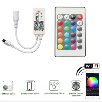 16Million colors control music Wifi RGB / RGBW led controller smartphone and timer mode magic home mini wifi led rgb controller 
16Million colors control music Wifi RGB / RGBW led controller smartphone and timer mode magic home mini wifi led rgb controller