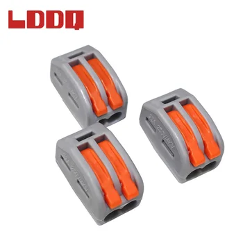 LDDQ Connector 20pcs PCT212 Universal Compact Wire Connector 2 pin Conductor Terminal Block with level Wiring Connector
LDDQ Connector 20pcs PCT212 Universal Compact Wire Connector 2 pin Conductor Terminal Block with level Wiring Connector