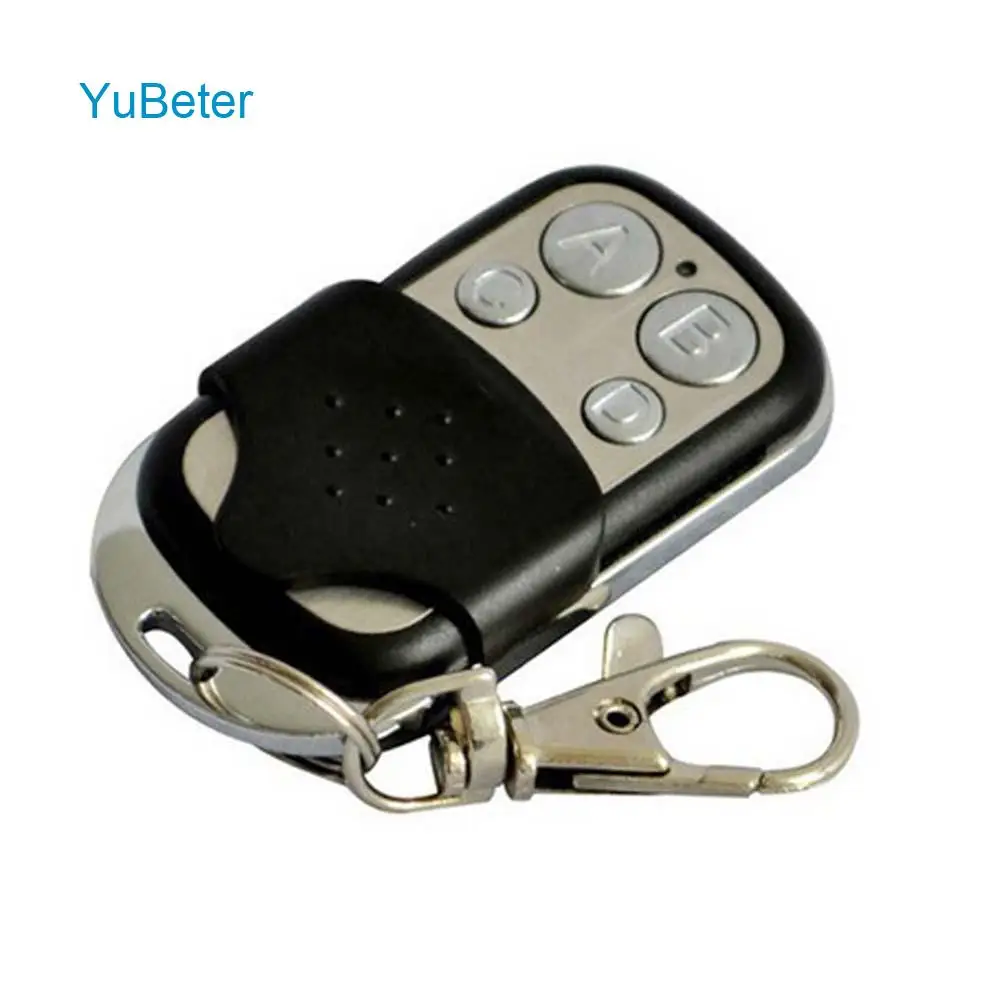 YuBeter Universal Wireless 433 Mhz RF Remote Control 315/433 Mhz EV1527 Learning code 4 Channel For Gate Garage Door Keys
YuBeter Universal Wireless 433 Mhz RF Remote Control 315/433 Mhz EV1527 Learning code 4 Channel For Gate Garage Door Keys