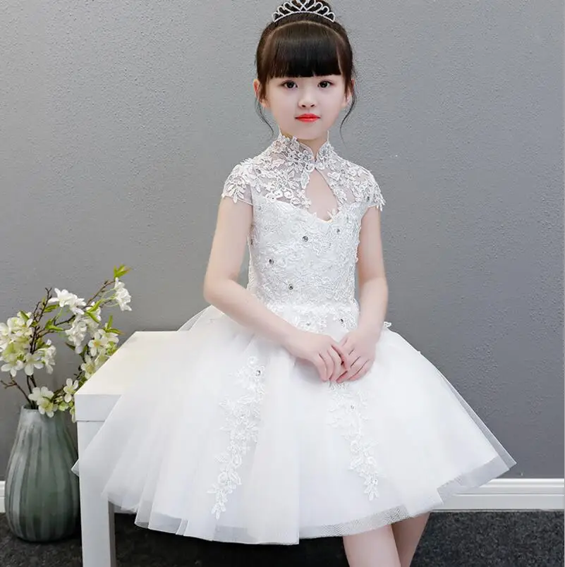 High Quality White Lace Kids Wedding Dress Bead Flower Girls Dress Pageant Party Ball Gown Girl Prom Princess Formal Dress
High Quality White Lace Kids Wedding Dress Bead Flower Girls Dress Pageant Party Ball Gown Girl Prom Princess Formal Dress