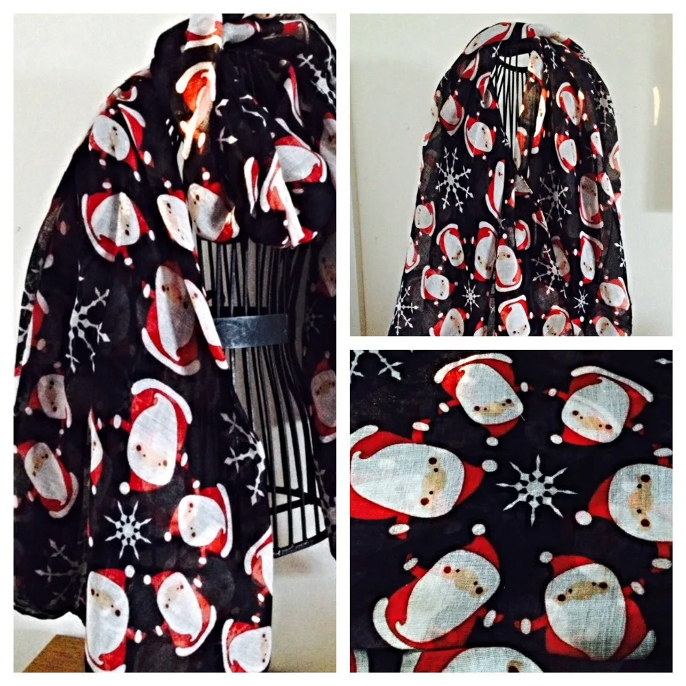 santa claus scarf shawl new design father christmas festive 100pcs/lot free shipping
santa claus scarf shawl new design father christmas festive 100pcs/lot free shipping