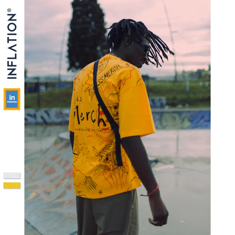 INFLATION Graffiti Graphic Tee Mens Short Sleeve Cotton T-shirt Hiphop T Shirt Harajuku Tshirt Streetwear Summer Tshirt 91182S
INFLATION Graffiti Graphic Tee Mens Short Sleeve Cotton T-shirt Hiphop T Shirt Harajuku Tshirt Streetwear Summer Tshirt 91182S