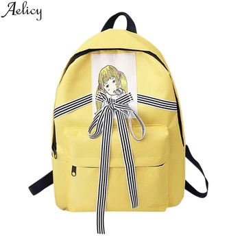 Aelicy Fashion Women Sweet Outdoor Canvas Backpack Student Bag Girls 2020 Solid Bow Travel Shoulder Bags Mochila De Mujer New
Aelicy Fashion Women Sweet Outdoor Canvas Backpack Student Bag Girls 2020 Solid Bow Travel Shoulder Bags Mochila De Mujer New
