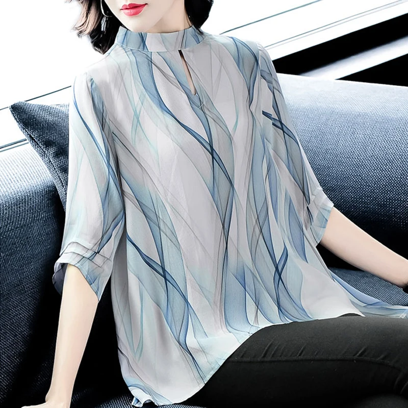 fashion womens tops and blouses 2019 new stirped women shirts Silk Chiffon Blouse shirt office blouse women summer tops 2747 50
fashion womens tops and blouses 2019 new stirped women shirts Silk Chiffon Blouse shirt office blouse women summer tops 2747 50