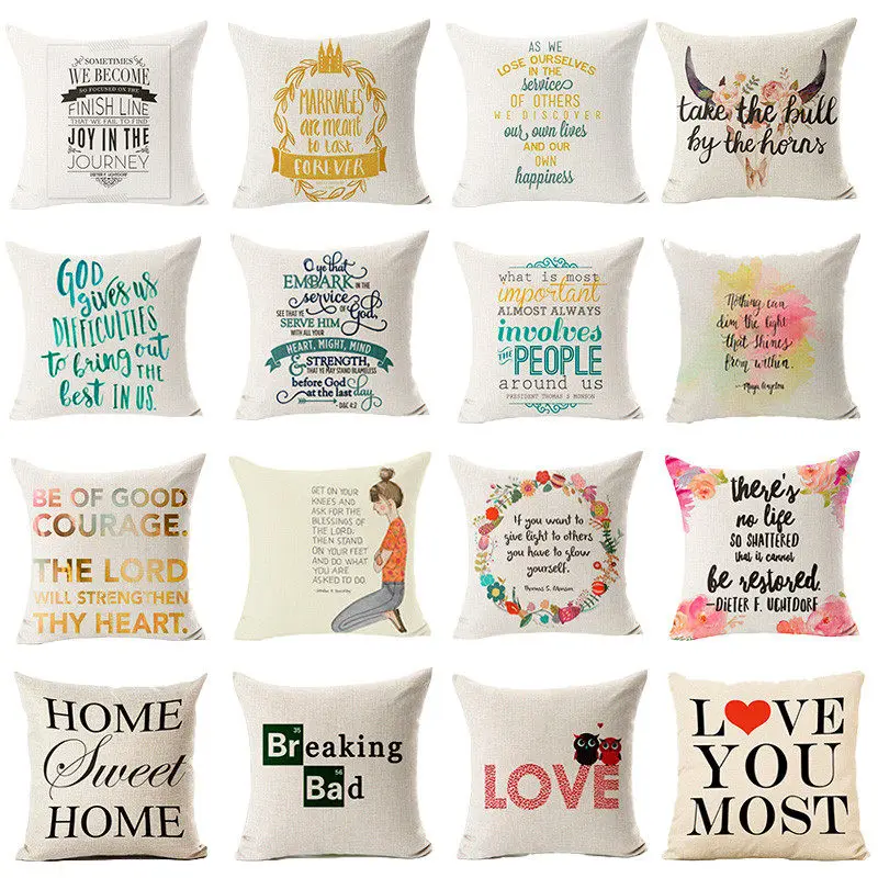 Decorative Letters Cushion Cover Home Decoration Festival Pillow Case Home Decor Christmas Gift Throw Pillow Almofadas Cojines
Decorative Letters Cushion Cover Home Decoration Festival Pillow Case Home Decor Christmas Gift Throw Pillow Almofadas Cojines