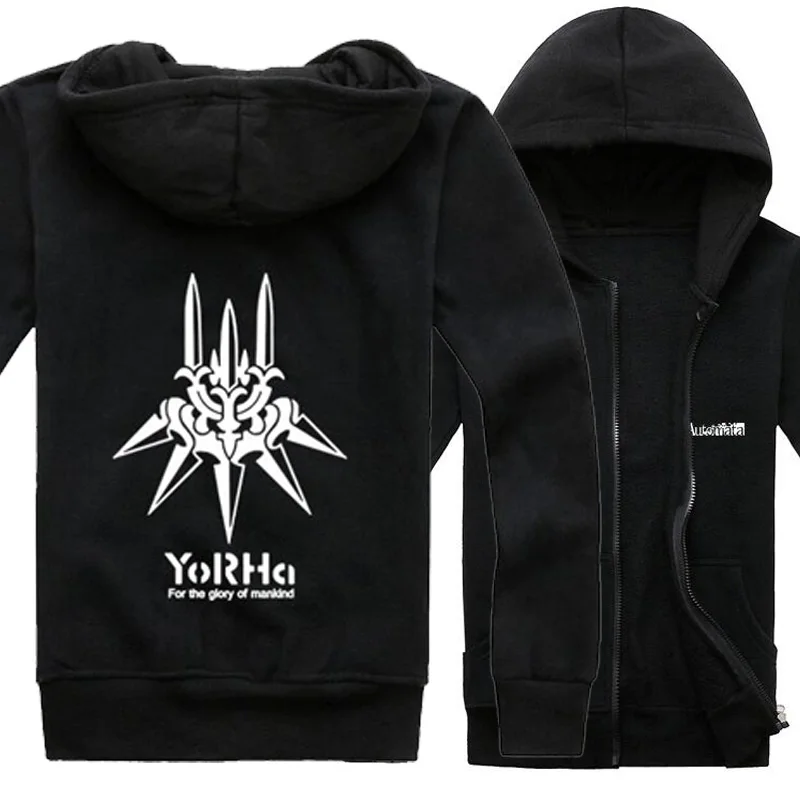 Hot Anime Game Nier Automata 2B Warm Hoodies & Sweatshirts Unisex Autumn/Winter Thick Hoodie Hoody Costume Coat Jacket
Hot Anime Game Nier Automata 2B Warm Hoodies & Sweatshirts Unisex Autumn/Winter Thick Hoodie Hoody Costume Coat Jacket