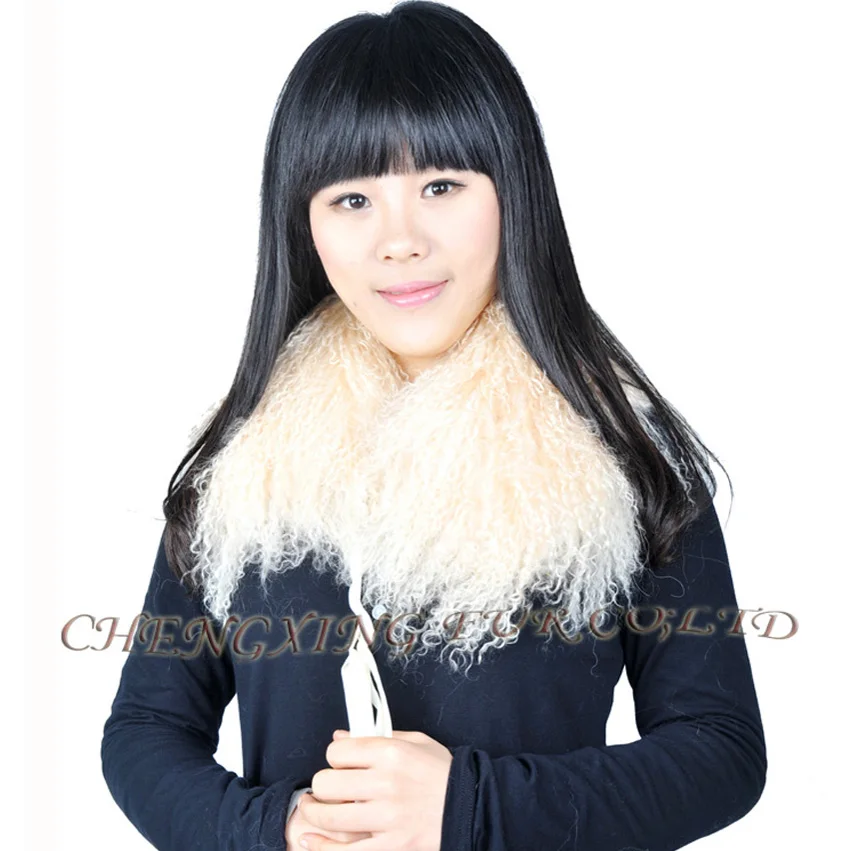 

Free Shipping Collar-S6 Detachable Mongolian Lamb Fur Collar