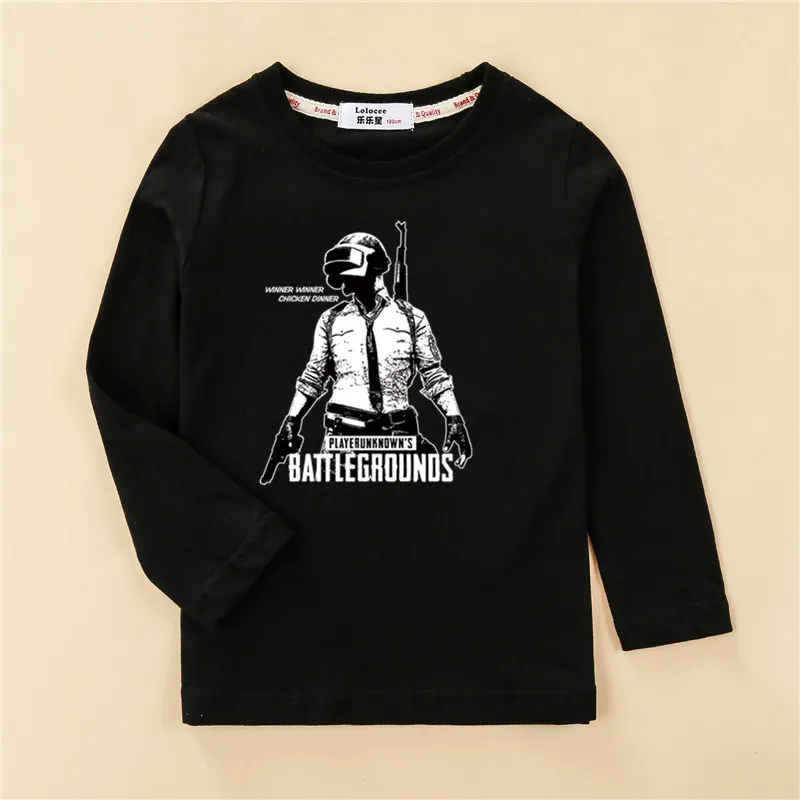 2018 kids t shirt teen boys PUBG PLAYERUNKNOWN'S tshirt child cotton autumn clothes casual 3D tops boy long sleeve spring shirts
2018 kids t shirt teen boys PUBG PLAYERUNKNOWN'S tshirt child cotton autumn clothes casual 3D tops boy long sleeve spring shirts